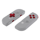 eXtremeRate Red D-pad ABXY Keys SR SL L R ZR ZL Trigger Buttons Springs, Replacement Full Set Buttons Fix Kits for NS Switch Joycon & OLED JoyCon (D-pad ONLY Fits for eXtremeRate Joycon D-pad Shell) - BZP302