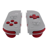 eXtremeRate Red D-pad ABXY Keys SR SL L R ZR ZL Trigger Buttons Springs, Replacement Full Set Buttons Fix Kits for NS Switch Joycon & OLED JoyCon (D-pad ONLY Fits for eXtremeRate Joycon D-pad Shell) - BZP302