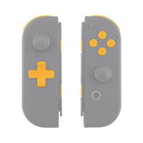 eXtremeRate Caution Yellow D-pad ABXY Keys SR SL L R ZR ZL Trigger Buttons Springs, Replacement Full Set Buttons Fix Kits for NS Switch Joycon & OLED JoyCon (D-pad ONLY Fits for eXtremeRate Joycon D-pad Shell) - BZP305