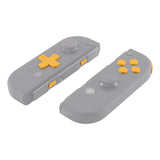 eXtremeRate Caution Yellow D-pad ABXY Keys SR SL L R ZR ZL Trigger Buttons Springs, Replacement Full Set Buttons Fix Kits for NS Switch Joycon & OLED JoyCon (D-pad ONLY Fits for eXtremeRate Joycon D-pad Shell) - BZP305