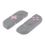 eXtremeRate Cherry Blossoms Pink D-pad ABXY Keys SR SL L R ZR ZL Trigger Buttons Springs, Replacement Full Set Buttons Fix Kits for NS Switch Joycon & OLED JoyCon (D-pad ONLY Fits for eXtremeRate Joycon D-pad Shell) - BZP306