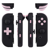 eXtremeRate Cherry Blossoms Pink D-pad ABXY Keys SR SL L R ZR ZL Trigger Buttons Springs, Replacement Full Set Buttons Fix Kits for NS Switch Joycon & OLED JoyCon (D-pad ONLY Fits for eXtremeRate Joycon D-pad Shell) - BZP306