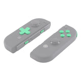 eXtremeRate Mint Green D-pad ABXY Keys SR SL L R ZR ZL Trigger Buttons Springs, Replacement Full Set Buttons Fix Kits for NS Switch Joycon & OLED JoyCon (D-pad ONLY Fits for eXtremeRate Joycon D-pad Shell) - BZP308