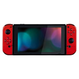 eXtremeRate Chrome Red Handheld Controller Housing With Full Set Buttons DIY Replacement Shell Case for NS Switch JoyCon & OLED JoyCon - Console Shell NOT Included - CD403