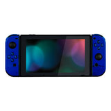 eXtremeRate Chrome Blue Handheld Controller Housing With Full Set Buttons DIY Replacement Shell Case for NS Switch JoyCon & OLED JoyCon - Console Shell NOT Included - CD404