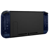 eXtremeRate Clear Deep Ocean Blue Joycon Handheld Controller Housing with Full Set Buttons, DIY Replacement Shell Case for NS Switch JoyCon & OLED JoyCon - Joycon and Console NOT Included - CM512