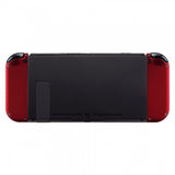 eXtremeRate Soft Touch Grip Red Handheld Controller Housing With Full Set Buttons DIY Replacement Shell Case for NS Switch JoyCon & OLED JoyCon - Console Shell NOT Included - CP302