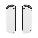 eXtremeRate Soft Touch Grip White Handheld Controller Housing With Full Set Buttons DIY Replacement Shell Case for NS Switch JoyCon & OLED JoyCon - Console Shell NOT Included - CP303