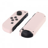 eXtremeRate Soft Touch Grip Cherry Blossoms Pink Handheld Controller Housing With Full Set Buttons DIY Replacement Shell Case for NS Switch JoyCon & OLED JoyCon - Console Shell NOT Included - CP306