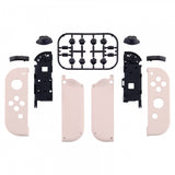 eXtremeRate Cherry Blossoms Pink Handheld Controller Housing With Full Set Buttons DIY Replacement Shell Case for NS Switch JoyCon & OLED JoyCon - Console Shell NOT Included - CP306