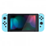 eXtremeRate Soft Touch Grip Heaven Blue Handheld Controller Housing With Full Set Buttons DIY Replacement Shell Case for NS Switch JoyCon & OLED JoyCon - Console Shell NOT Included - CP307