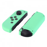 eXtremeRate Soft Touch Grip Mint Green Handheld Controller Housing With Full Set Buttons DIY Replacement Shell Case for NS Switch JoyCon & OLED JoyCon - Console Shell NOT Included - CP308