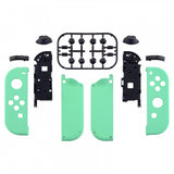 eXtremeRate Soft Touch Grip Mint Green Handheld Controller Housing With Full Set Buttons DIY Replacement Shell Case for NS Switch JoyCon & OLED JoyCon - Console Shell NOT Included - CP308