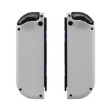 eXtremeRate Soft Touch Grip Classics SNES Style Joycon Handheld Controller Housing with Full Set Buttons, DIY Replacement Shell Case for NS Switch JoyCon & OLED JoyCon - Console Shell NOT Included - CT105