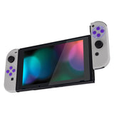 eXtremeRate Soft Touch Grip Classics SNES Style Joycon Handheld Controller Housing with Full Set Buttons, DIY Replacement Shell Case for NS Switch JoyCon & OLED JoyCon - Console Shell NOT Included - CT105