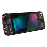eXtremeRate Soft Touch Grip Scary Party Joycon Handheld Controller Housing with Full Set Buttons, DIY Replacement Shell Case for NS Switch JoyCon & OLED JoyCon - Console Shell NOT Included - CT108