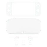 eXtremeRate White DIY Replacement Shell for Nintendo Switch Lite, NSL Handheld Controller Housing w/ Screen Protector, Custom Case Cover for Nintendo Switch Lite - DLP308