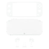 eXtremeRate White DIY Replacement Shell for Nintendo Switch Lite, NSL Handheld Controller Housing w/ Screen Protector, Custom Case Cover for Nintendo Switch Lite - DLP308