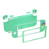 eXtremeRate Mint Green DIY Replacement Shell for Nintendo Switch Lite, NSL Handheld Controller Housing w/ Screen Protector, Custom Case Cover for Nintendo Switch Lite - DLP314