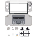 eXtremeRate SFC SNES Classic EU Style DIY Replacement Shell for NS Switch Lite, NSL Handheld Controller Housing with Screen Protector, Custom Case Cover for NS Switch Lite - DLT135