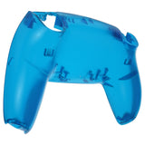eXtremeRate Clear Blue Custom Back Housing Bottom Shell Compatible with ps5 Controller, Replacement Back Shell Cover Compatible with ps5 Controller - DPFM5004