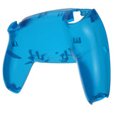 eXtremeRate Clear Blue Custom Back Housing Bottom Shell Compatible with ps5 Controller, Replacement Back Shell Cover Compatible with ps5 Controller - DPFM5004