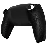 eXtremeRate Textured Black Custom Back Housing Bottom Shell Compatible with ps5 Controller, Replacement Back Shell Cover Compatible with ps5 Controller - DPFP3013