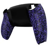 eXtremeRate Textured Purple Custom Back Housing Bottom Shell Compatible with ps5 Controller, Replacement Back Shell Cover Compatible with ps5 Controller - DPFP3018