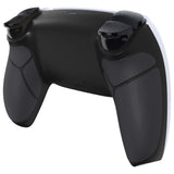 eXtremeRate Black Performance Rubberized Custom Back Housing Bottom Shell Compatible with ps5 Controller, Replacement Back Shell Cover Compatible with ps5 Controller - DPFU6001