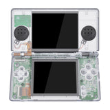 eXtremeRate Clear Replacement Full Housing Shell for Nintendo DS Lite, Custom Handheld Console Case Cover with Buttons, Screen Lens for Nintendo DS Lite NDSL - Console NOT Included - DSLM5001