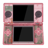 eXtremeRate Cherry Pink Replacement Full Housing Shell for Nintendo DS Lite, Custom Handheld Console Case Cover with Buttons, Screen Lens for Nintendo DS Lite NDSL - Console NOT Included - DSLM5007