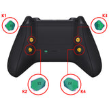 eXtremeRate Chameleon Green Purple Replacement Redesigned K1 K2 K3 K4 Back Buttons Paddles & Toggle Switch for Xbox Series X/S Controller eXtremerate Hope Remap Kit - Controller & Hope Remap Board NOT Included - DX3P3002