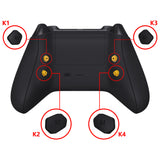 eXtremeRate Black Replacement Redesigned K1 K2 K3 K4 Back Buttons Paddles & Toggle Switch for Xbox Series X/S Controller eXtremerate Hope Remap Kit - Controller & Hope Remap Board NOT Included - DX3P3009