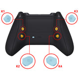 eXtremeRate Heaven Blue Replacement Redesigned K1 K2 K3 K4 Back Buttons Paddles & Toggle Switch for Xbox Series X/S Controller eXtremerate Hope Remap Kit - Controller & Hope Remap Board NOT Included - DX3P3013