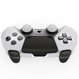 PlayVital Guardian Edition Anti-Slip Ergonomic Silicone Cover Case for ps5 Edge Controller, Soft Rubber Protector Skin for ps5 Edge Wireless Controller with Thumb Grip Caps - Glow in Dark - Green - EHPFP006