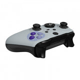 eXtremeRate Classic SNES Style Faceplate Cover, Soft Touch Front Housing Shell Case Replacement Kit for Xbox One Elite Series 2 Controller Model 1797 and Core Model 1797 - Thumbstick Accent Rings Included - ELT138