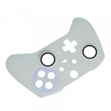 eXtremeRate Classic SNES Style Faceplate Cover, Soft Touch Front Housing Shell Case Replacement Kit for Xbox One Elite Series 2 Controller Model 1797 and Core Model 1797 - Thumbstick Accent Rings Included - ELT138