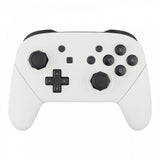 eXtremeRate White Faceplate Backplate Handles Cover, Octagonal Gated Sticks Design DIY Replacement Grip Housing Shell for Nintendo Switch Pro Controller- Controller NOT Included - FRE604