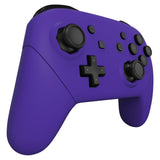 eXtremeRate Purple Faceplate Backplate Handles Cover, Octagonal Gated Sticks Design DIY Replacement Grip Housing Shell for NS Switch Pro Controller - Controller NOT Included - FRE613