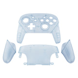 eXtremeRate Glacier Blue Faceplate Backplate Handles for Nintendo Switch Pro Controller - Controller NOT Included - FRM506