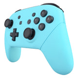eXtremeRate Heaven Blue Faceplate Backplate Handles for Nintendo Switch Pro Controller, DIY Replacement Grip Housing Shell Cover for Nintendo Switch Pro - Controller NOT Included - FRP308