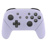 eXtremeRate Light Violet Faceplate Backplate Handles for Nintendo Switch Pro Controller, DIY Replacement Grip Housing Shell Cover for Nintendo Switch Pro - Controller NOT Included - FRP310
