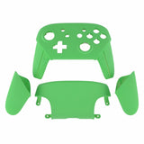 eXtremeRate Green Faceplate Backplate Handles for Nintendo Switch Pro Controller - Controller NOT Included - FRP314