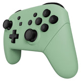 eXtremeRate Matcha Green Faceplate Backplate Handles for NS Switch Pro Controller, DIY Replacement Grip Housing Shell Cover for NS Switch Pro - Controller NOT Included - FRP339