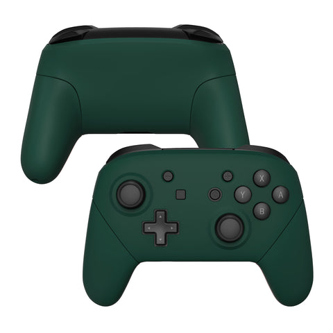 eXtremeRate Forest Green Faceplate Backplate Handles for NS Switch Pro Controller - Controller NOT Included - FRP354