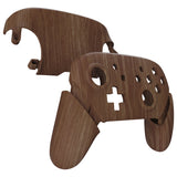 eXtremeRate Wood Grain Faceplate Backplate Handles for Nintendo Switch Pro Controller - Controller NOT Included - FRS201