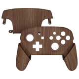 eXtremeRate Wood Grain Faceplate Backplate Handles for Nintendo Switch Pro Controller - Controller NOT Included - FRS201