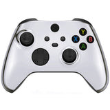 eXtremeRate Replacement Front Housing Shell for Xbox Series X Controller, Chrome Silver Custom Cover Faceplate for Xbox Series S Controller - Controller NOT Included - FX3D402