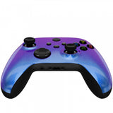 eXtremeRate Chameleon Puple Blue Glossy Replacement Front Housing Shell for Xbox Series X Controller, Custom Cover Faceplate for Xbox Series S Controller - Controller NOT Included - FX3P301