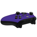eXtremeRate Purple Replacement Part Faceplate, Soft Touch Grip Housing Shell Case for Xbox Series S & Xbox Series X Controller Accessories - Controller NOT Included - FX3P307